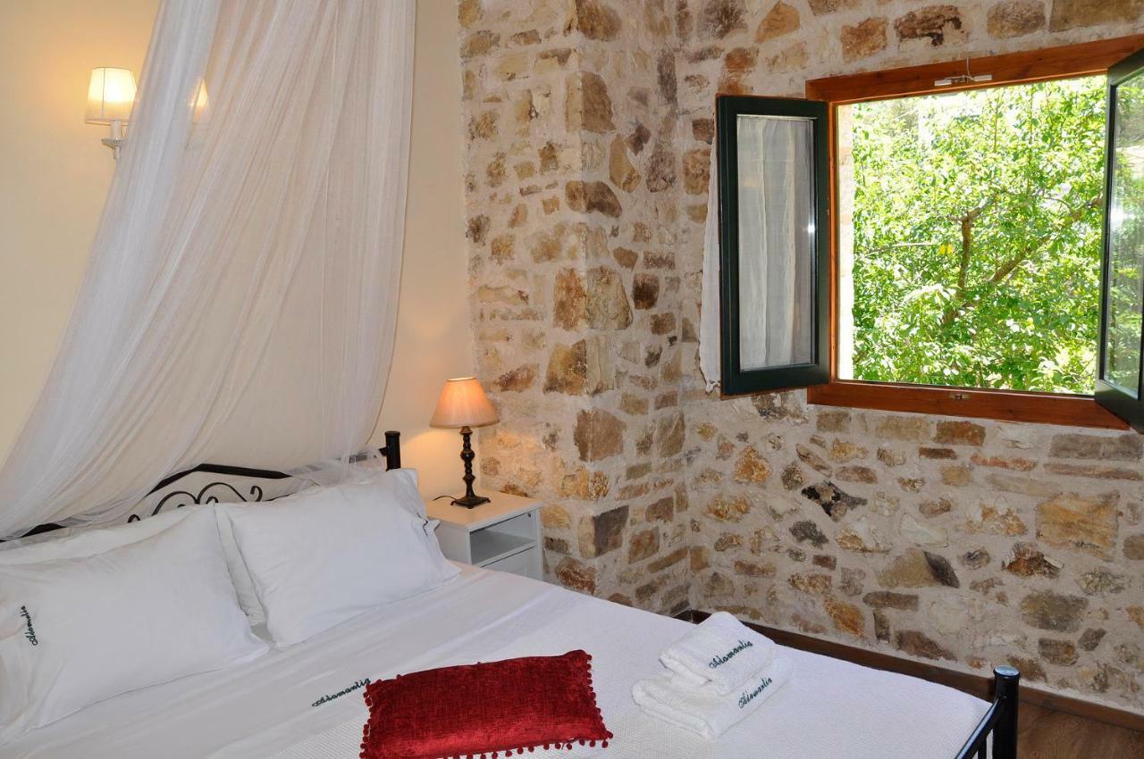 Adamantia Hotel Gaios Bagian luar foto